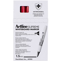 Artline Supreme Whiteboard Marker Bullet 1.5mm Red