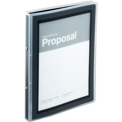 Avery Flexi View Presentation Binder A4 2 Ring 13mm Black