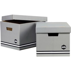 Marbig Sto-Away Archive Boxes 315W x 420D x 275mmH Kraft Pack Of 2