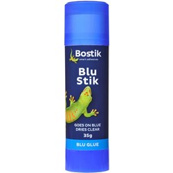 Bostik Blu-Stick 35gm Large Blue Dries Clear