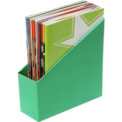 Marbig Book Boxes Small 90W x 250D x 270mmH Green Pack Of 5