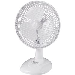 Nero Desk Fan 15cm White