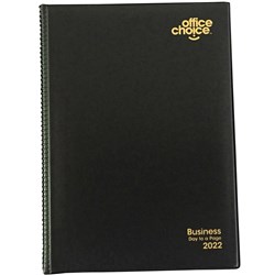 Office Choice Business Diary A4 Day To Page Black