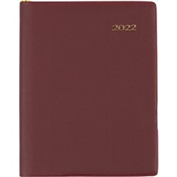 Collins Belmont Pocket Diary A7 Week To View With Pencil Burgundy