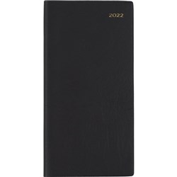 Collins Belmont Pocket Diary B6/7 Slimline Week To View Black