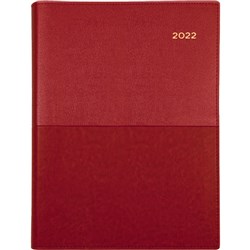 Collins Vanessa Diary A4 Day To Page Red