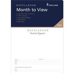 Debden Dayplanner Refill Executive A4 Dated Month To View