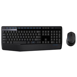 Logitech MK345 Wireless Keyboard and Mouse Combo Black