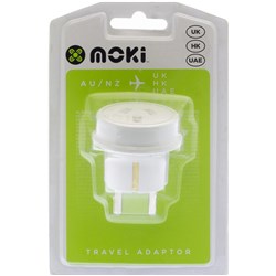 Moki Travel Adapter For UK White