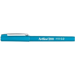 Artline 220 Fineliner Pen Super Fine 0.2mm Sky Blue Pack Of 12